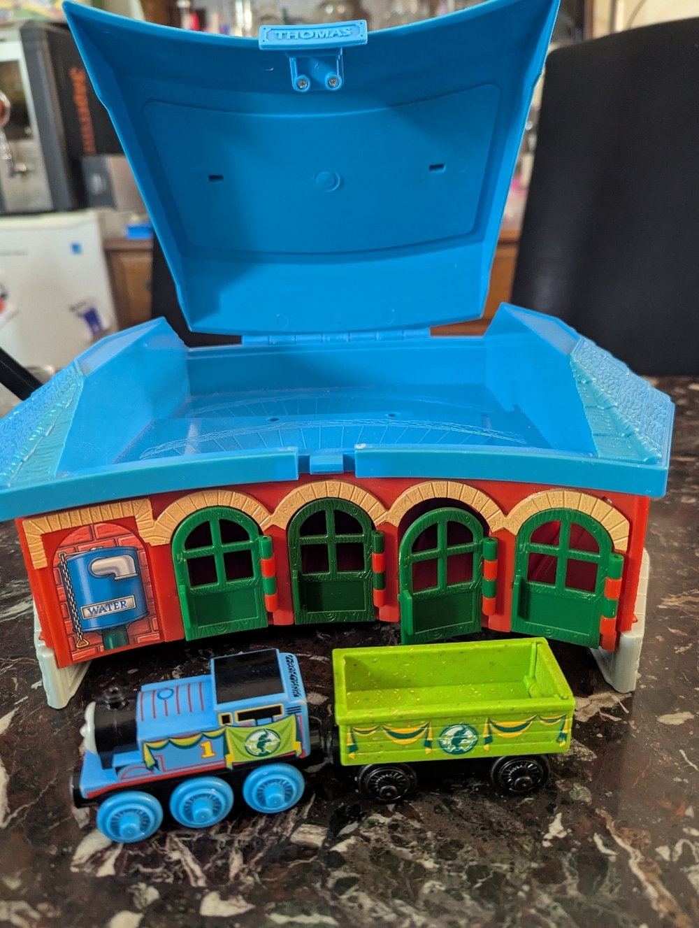 Thomas & Friends Blue Engine with Green Tender Playset